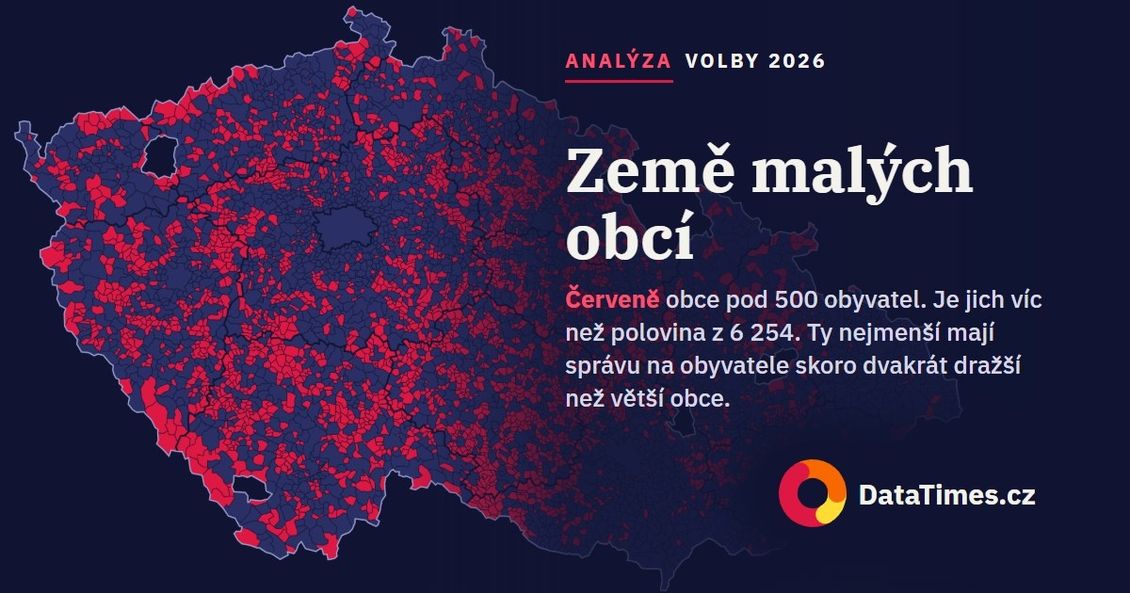 Česko má na obyvatele nejvíc obcí v Evropě, třikrát víc než Rakousko